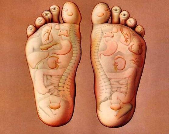 Natural leg and foot massage therapy